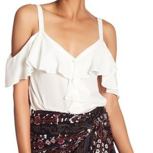 Veronica Beard Frieda Top in White